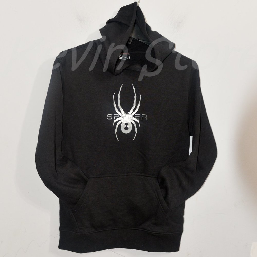 Spyder boys youth hoodie Black - Picture 4 of 8